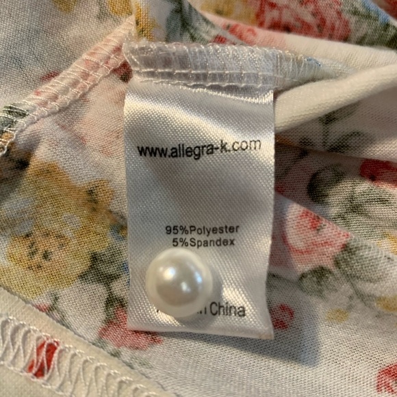 Agnes Orinda Floral Blouse Size 5X EUC - Picture 5 of 7